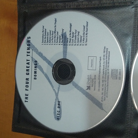 The Four Great Tenors collection CD music - Picture 4 of 11